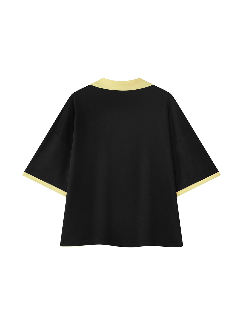 Unisex Collared Piping Boxy Soccer Jersey