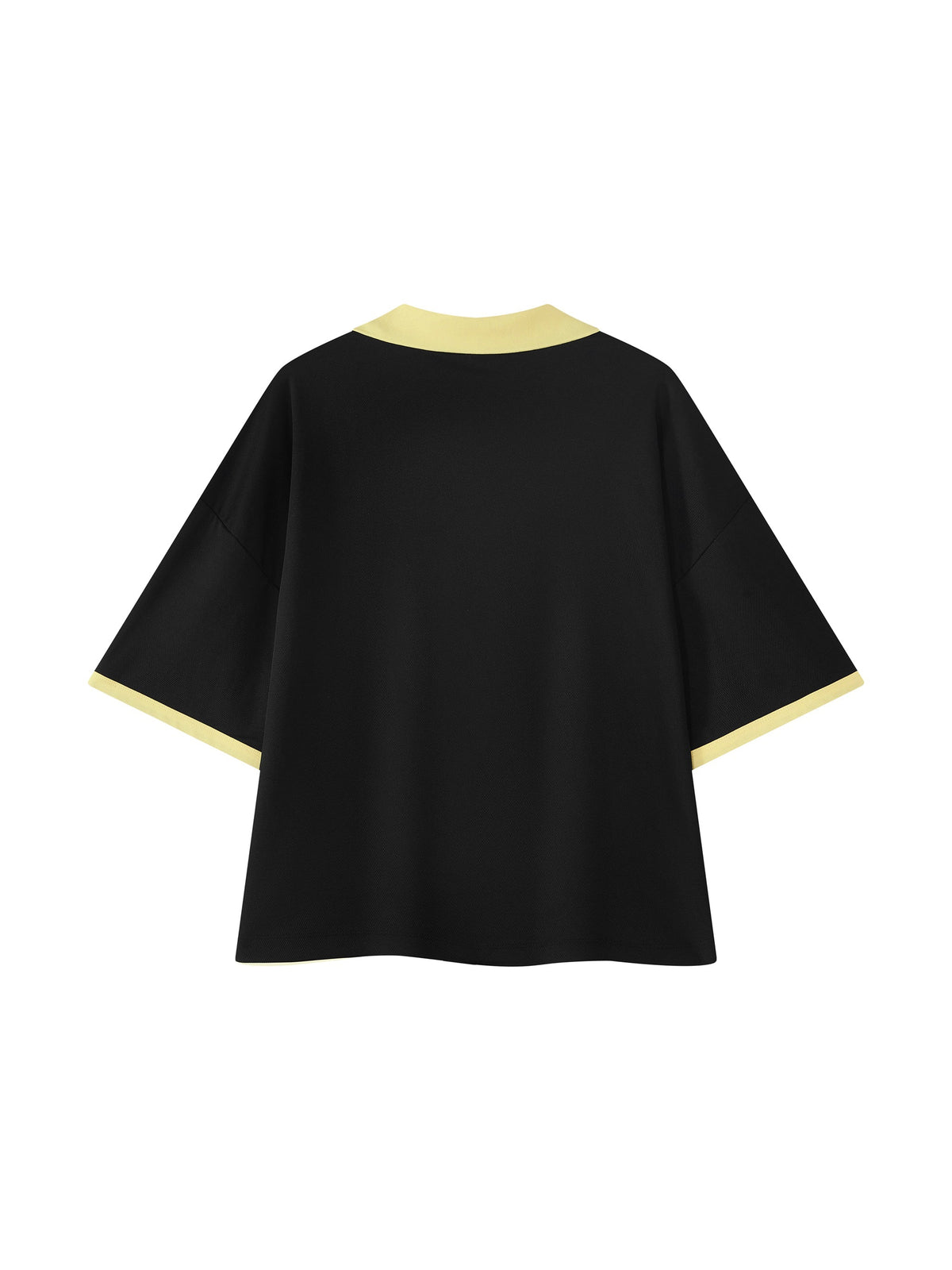 Unisex Collared Piping Boxy Soccer Jersey