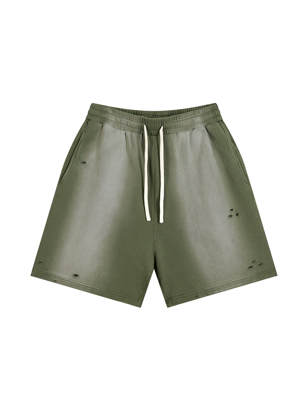 Sun-Faded Distressed Shorts