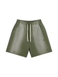 Sun-Faded Distressed Shorts
