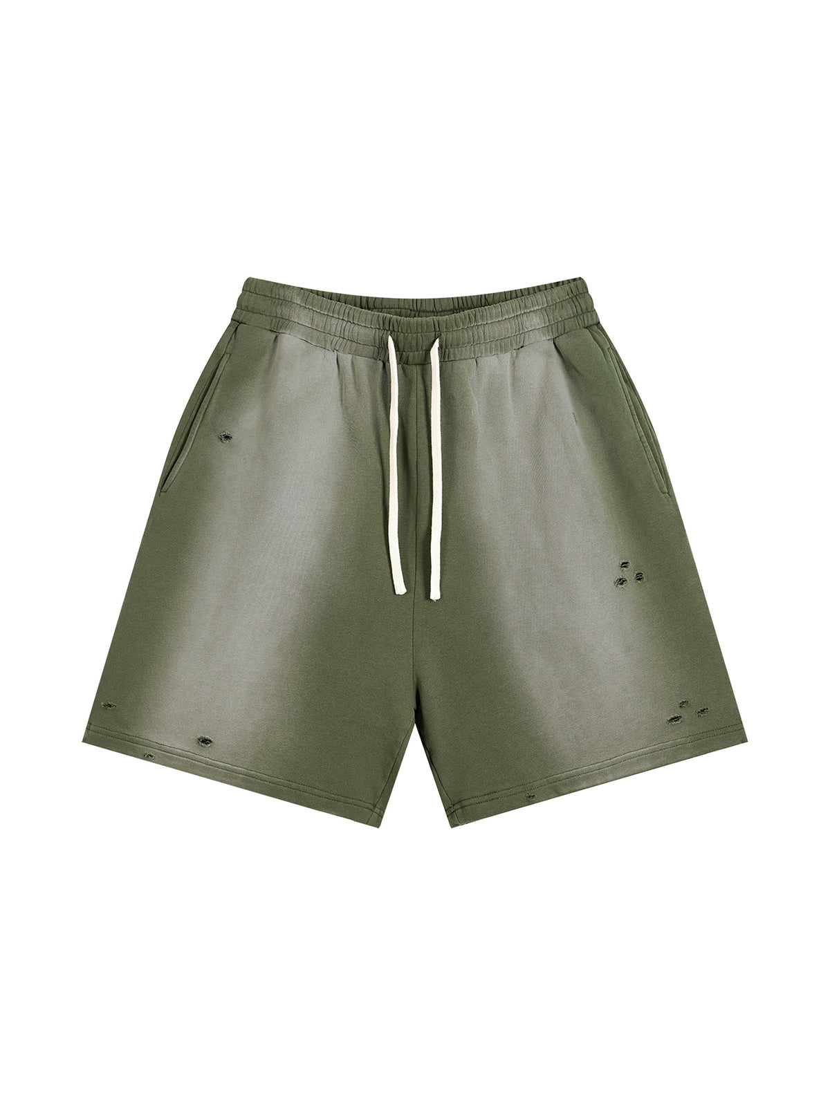 Sun-Faded Distressed Shorts