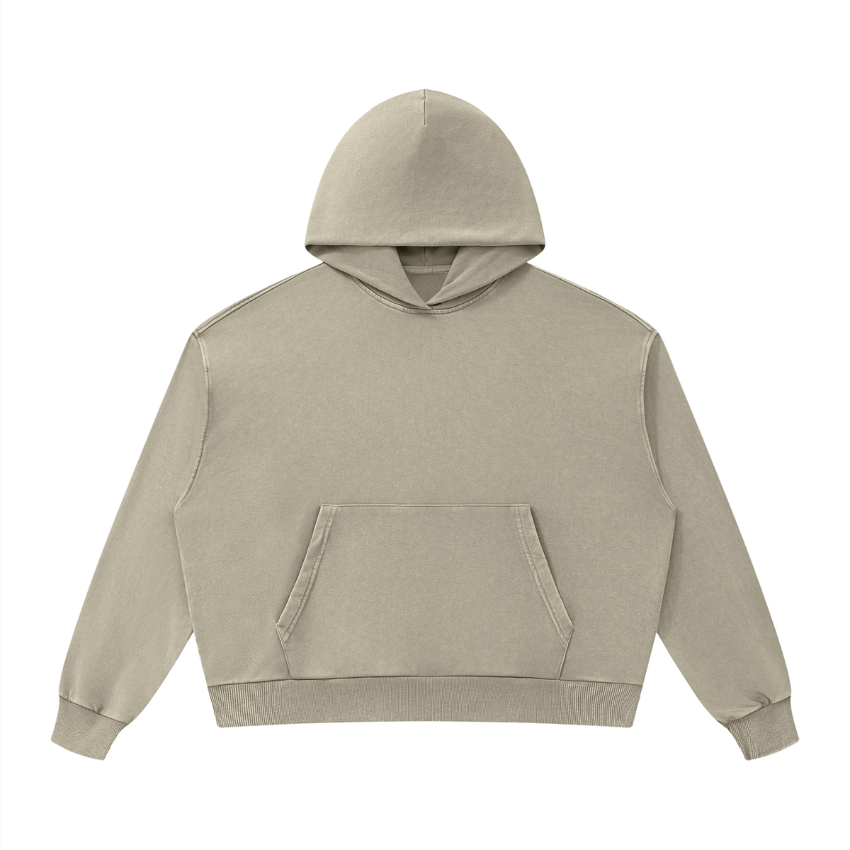 Unisex Mineral Wash Boxy Hoodie