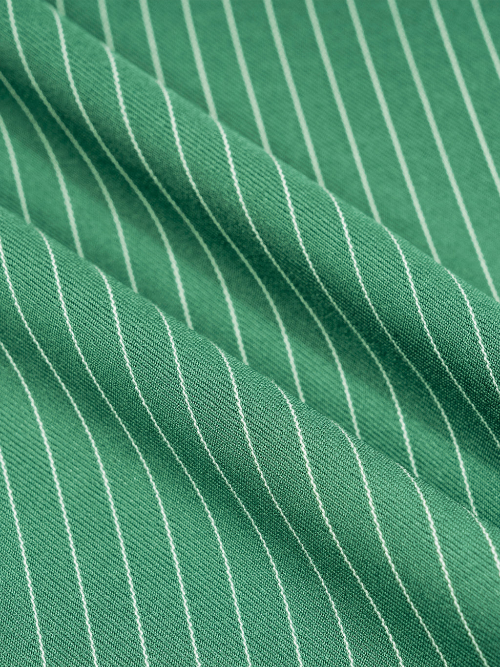 Unisex Striped Boxy Contrast Collar Shirt