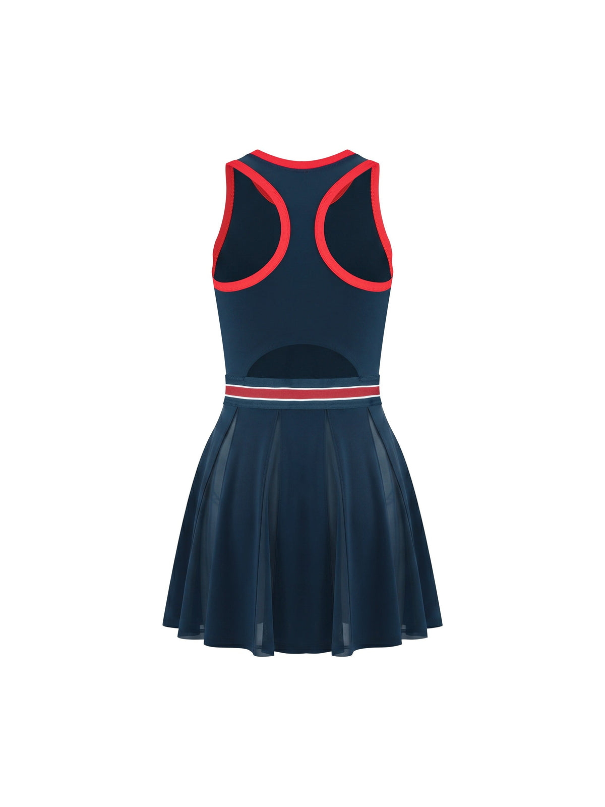 Women’s Color Block A-Line Sleeveless Dress