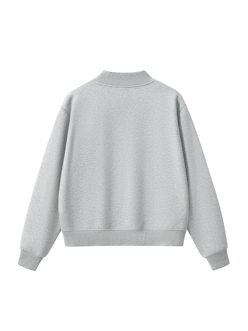 Essential Fleece Mock-Neck Crew Sweatshirt – product view 9