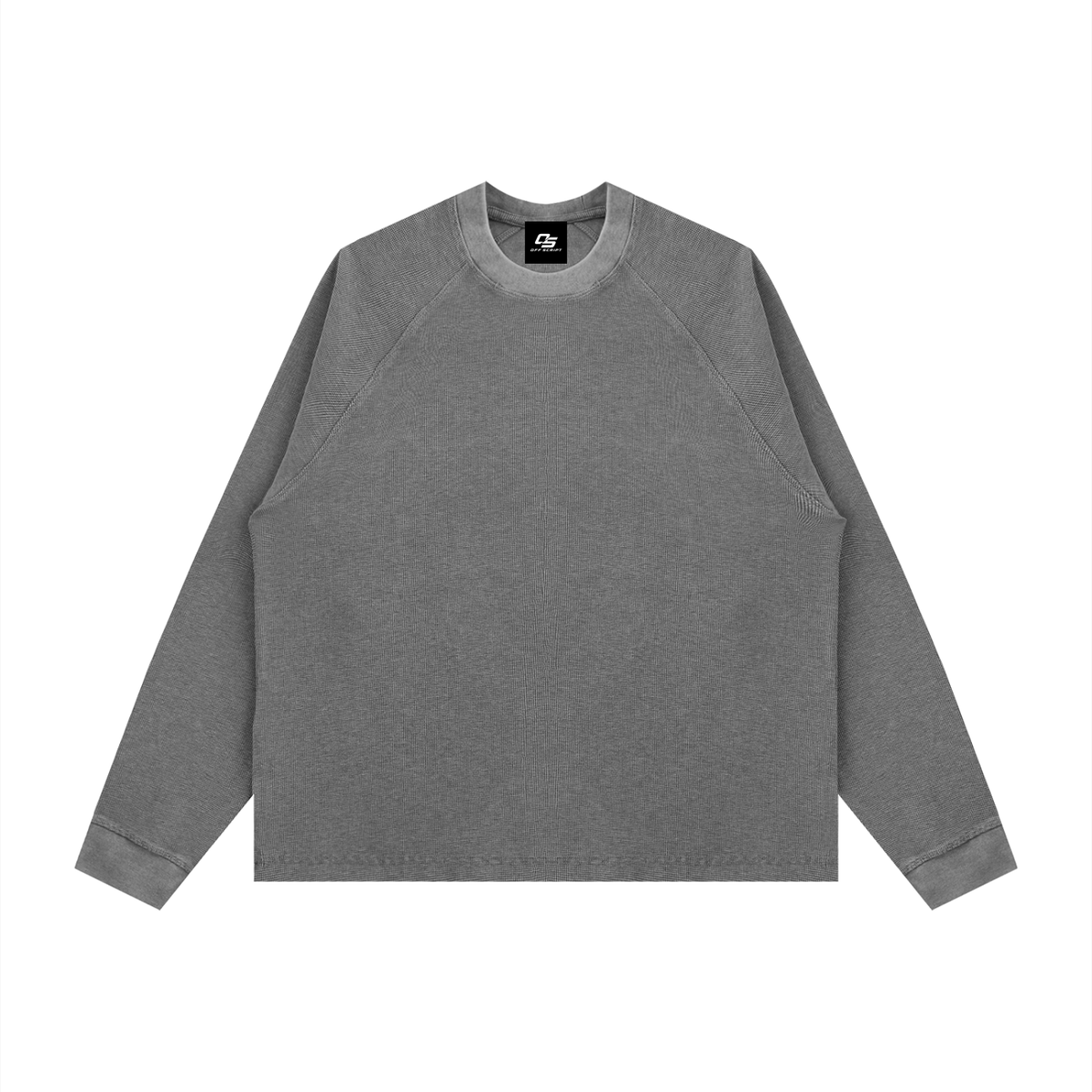 Unisex Vintage Wash Boxy Waffle T-Shirt