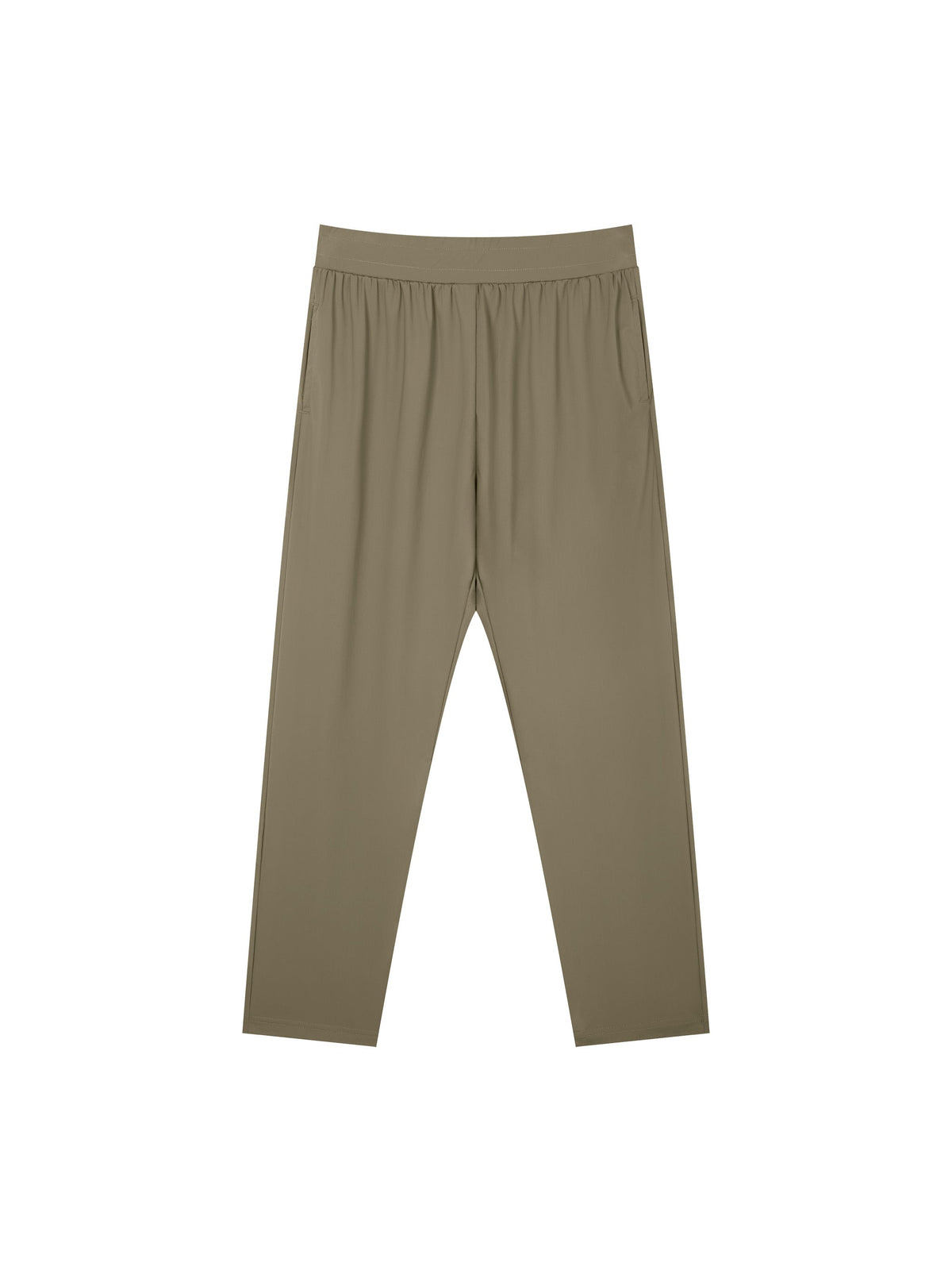 Men's Straight Leg Elastic Waist Pants