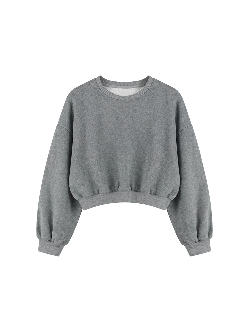 Women's Boxy Cropped Crewneck Sweatshirt