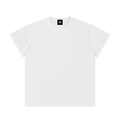 White Unisex Regular Fit Crewneck T-Shirt front view