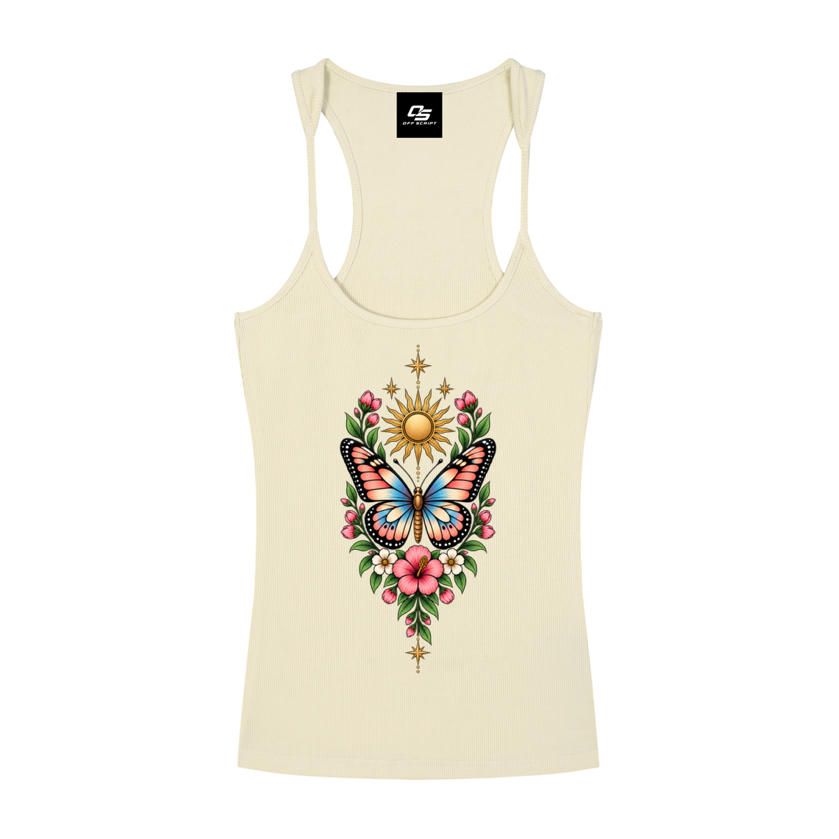 Celestial Butterfly Racerback Tank Top