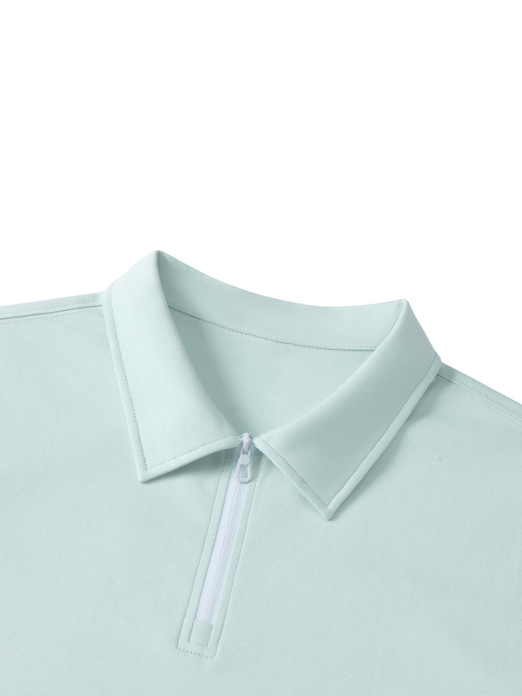 Unisex Quarter-Zip Polo Shirt