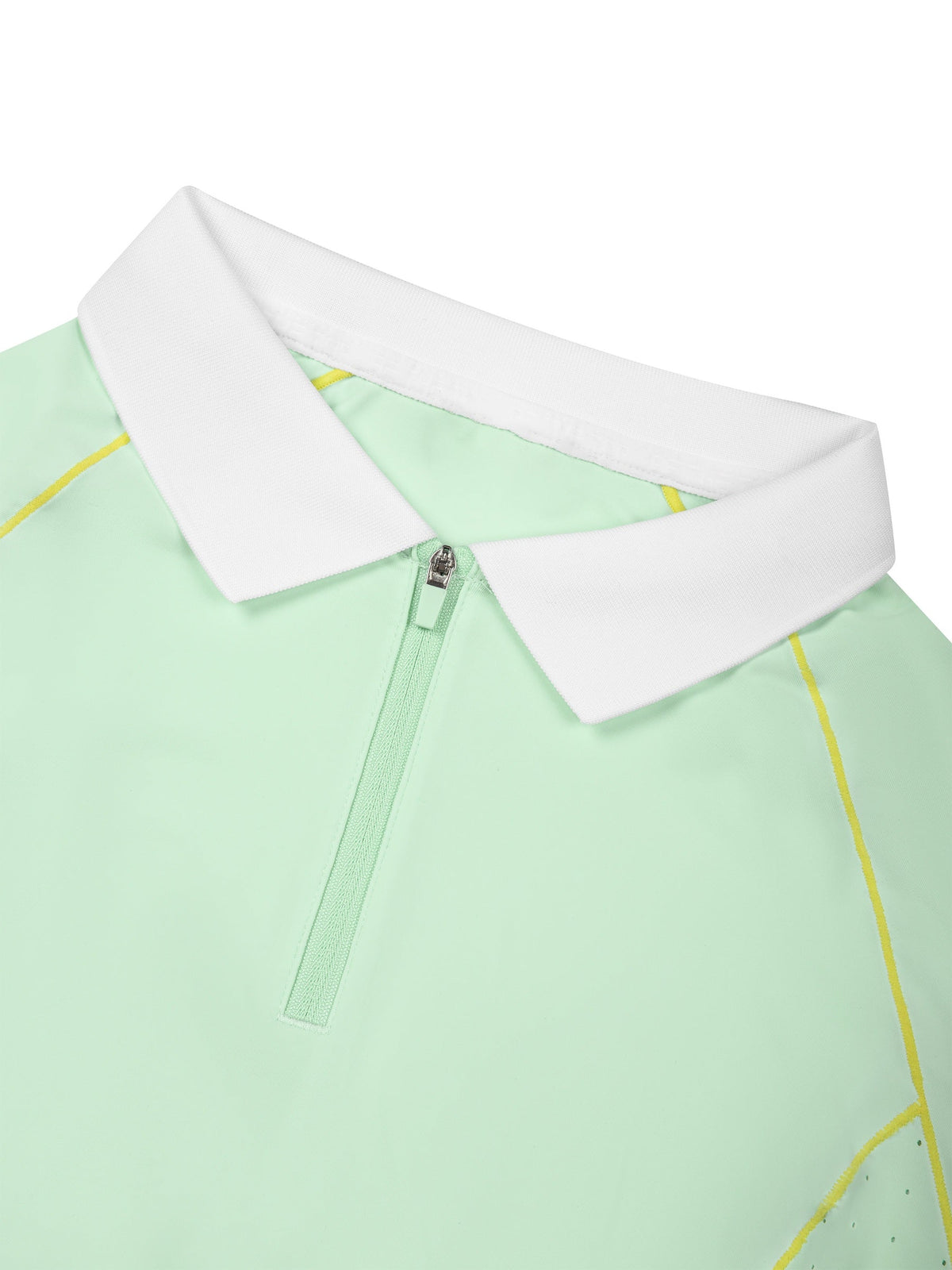 Women’s Slim Fit Quarter-Zip Polo Shirt