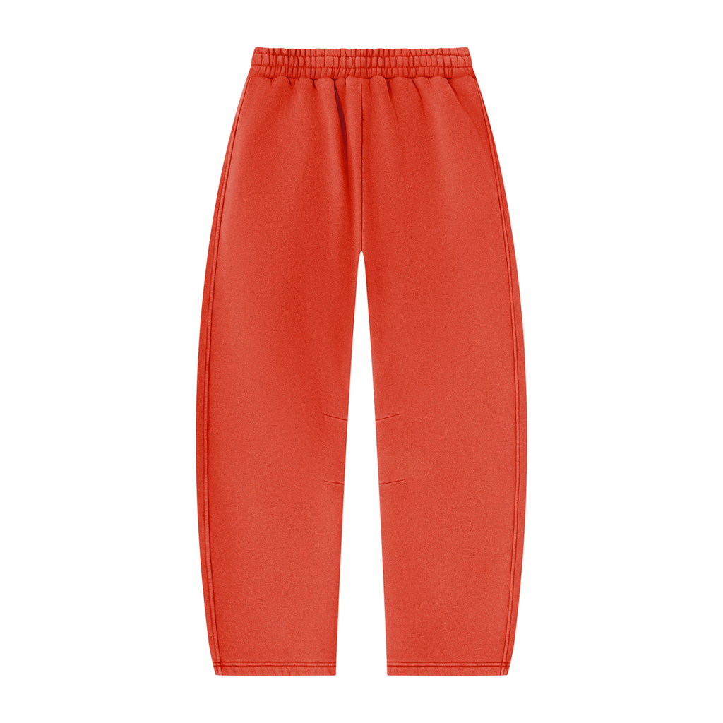 Unisex Vintage Wash Barrel-Leg Fleece Sweatpants V3