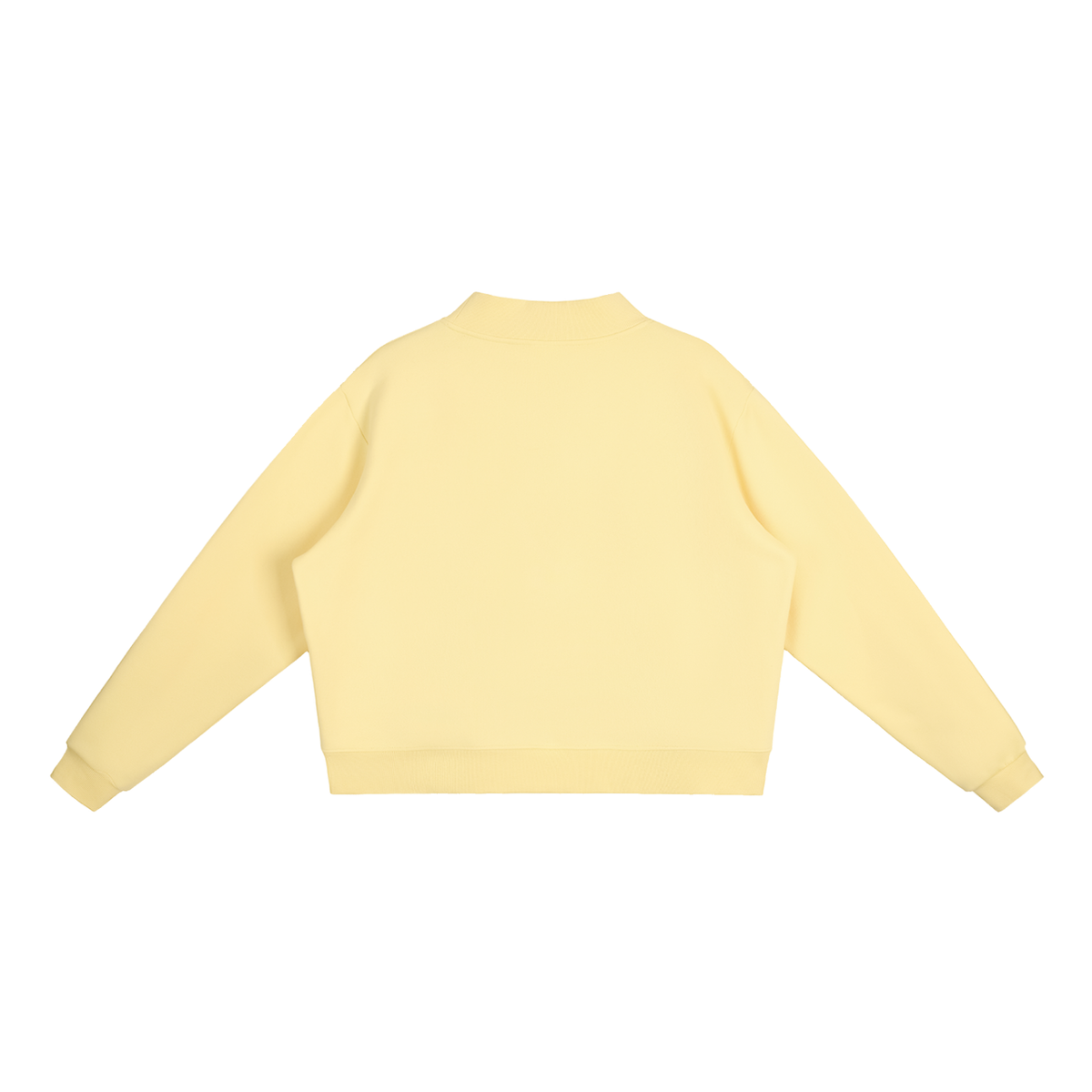 ADHD Macarena Women's Essential Fleece Mock-Neck Graphic Sweatshirt - Yellow back