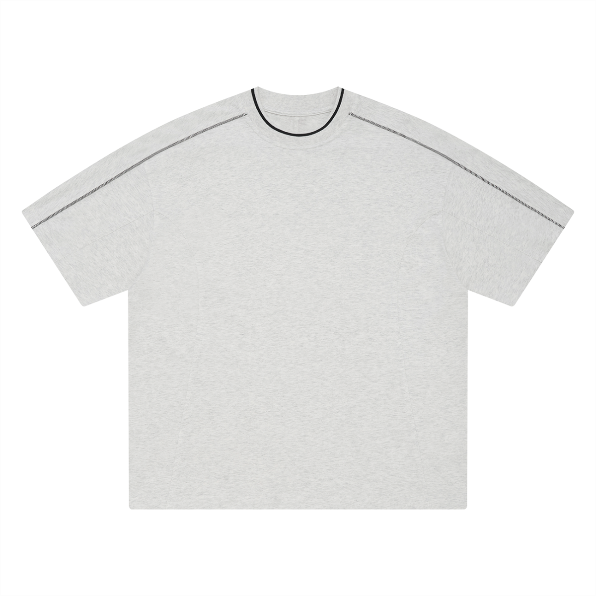 Unisex Oversized Contrast Tape T-Shirt