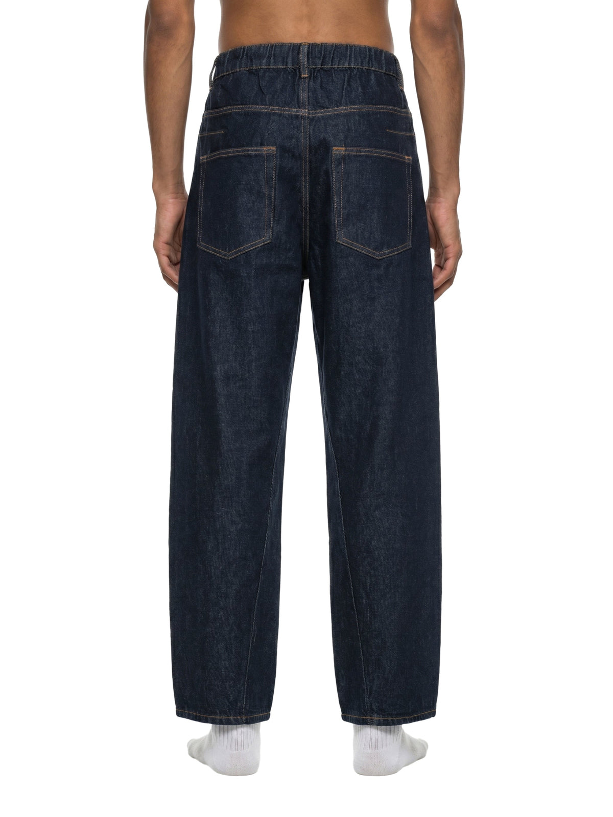 Men's Vintage Wash Barrel Leg Jeans