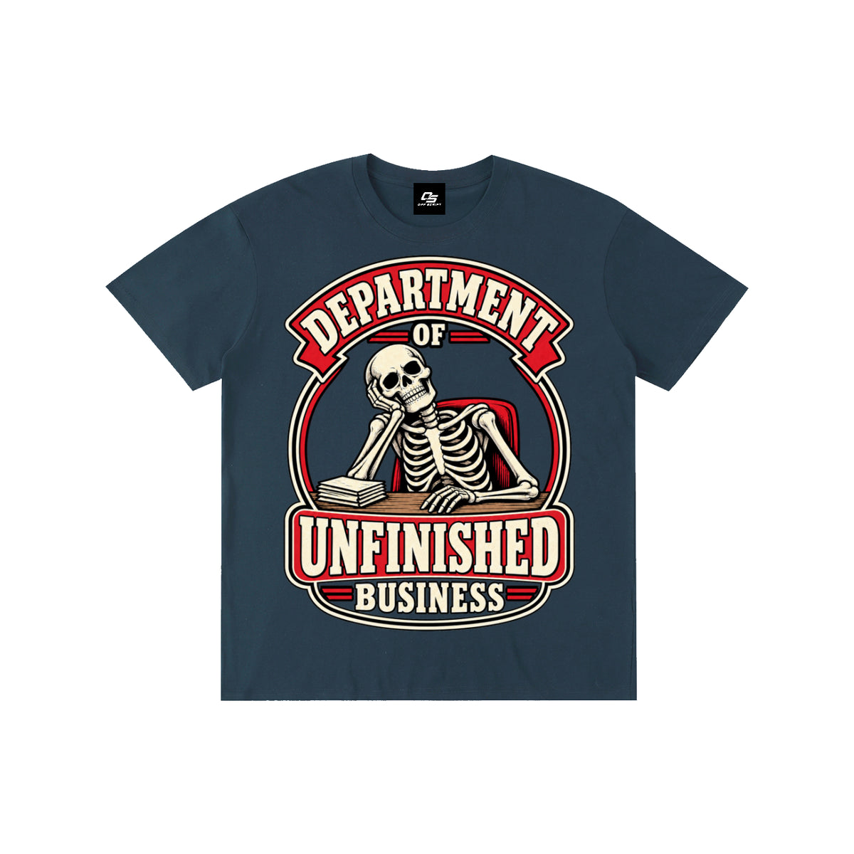 Department of Unfinished Business Pure Cotton Unisex T-Shirt