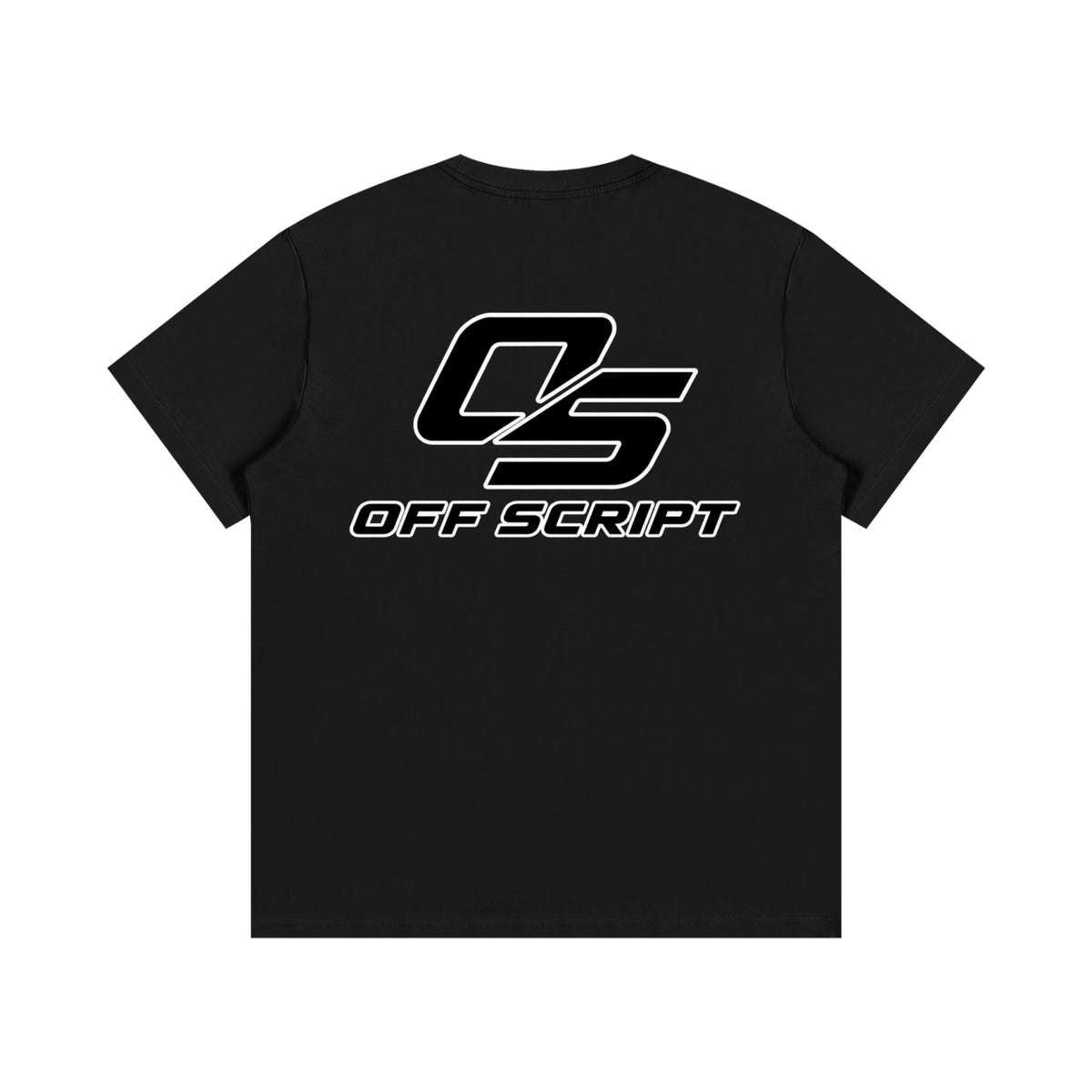 One Nation Essential Cotton T-Shirt - Black back product view