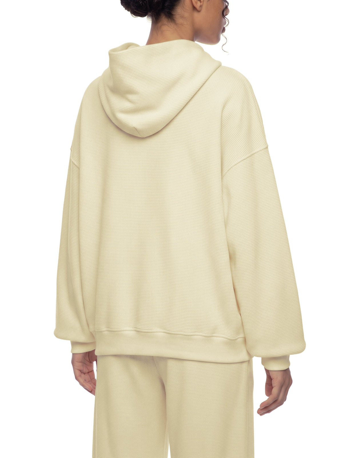 Unisex Waffle Boxy Hoodie