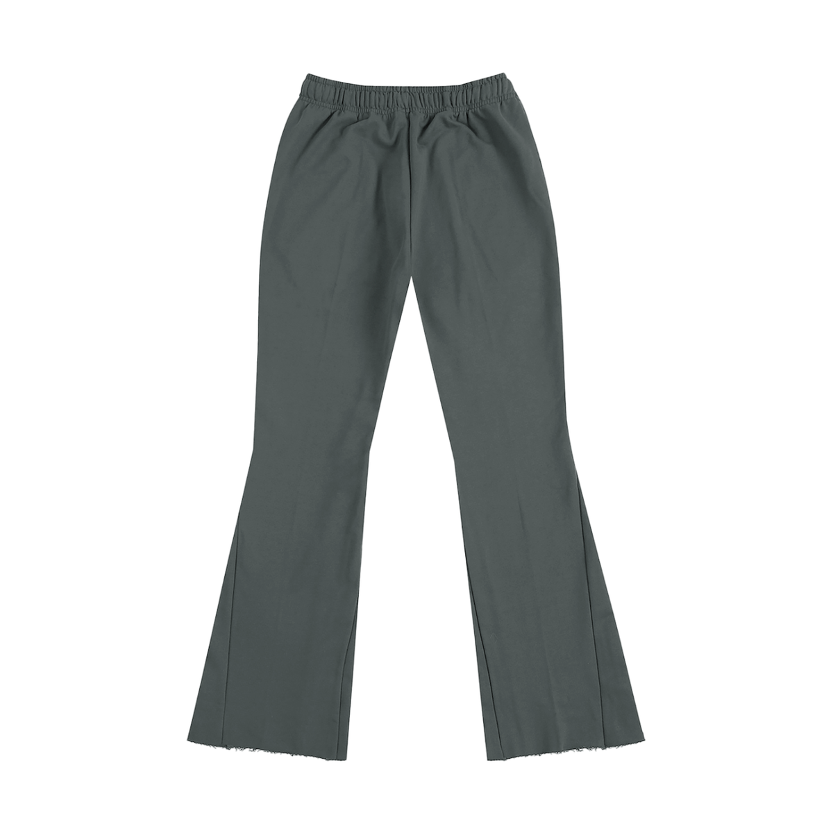 Unisex Flared Sweatpants – Grey back view