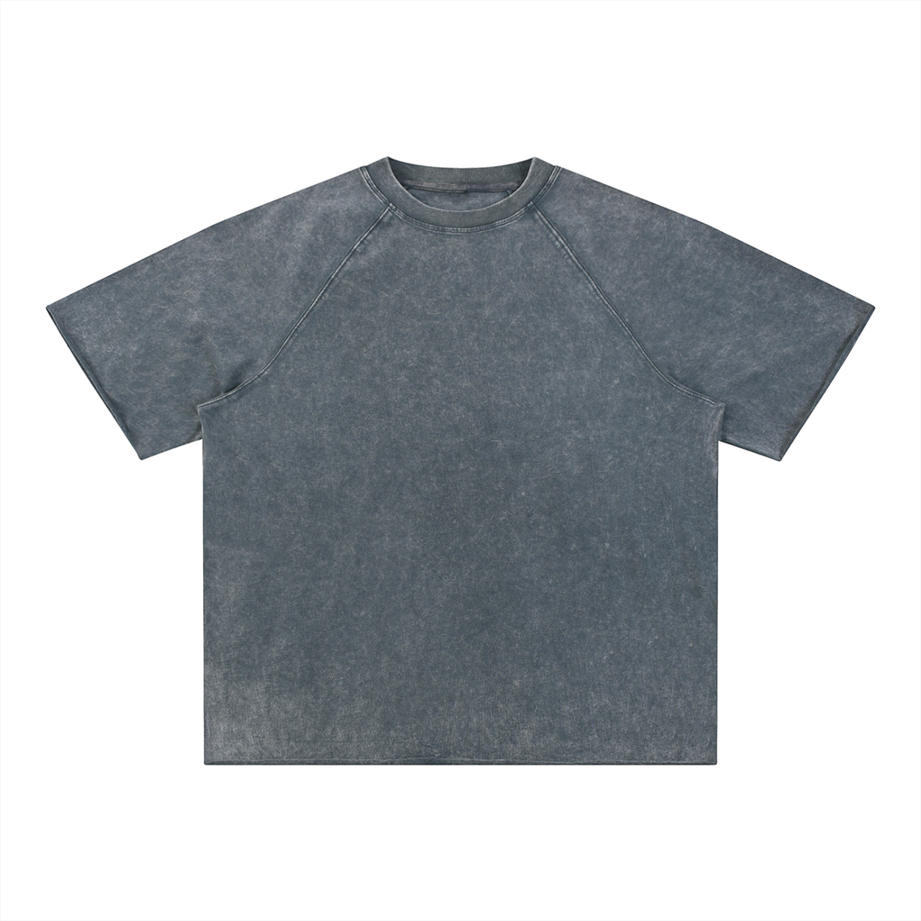 Unisex Mineral Wash Raw Edge T-Shirt