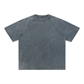 Unisex Mineral Wash Raw Edge T-Shirt