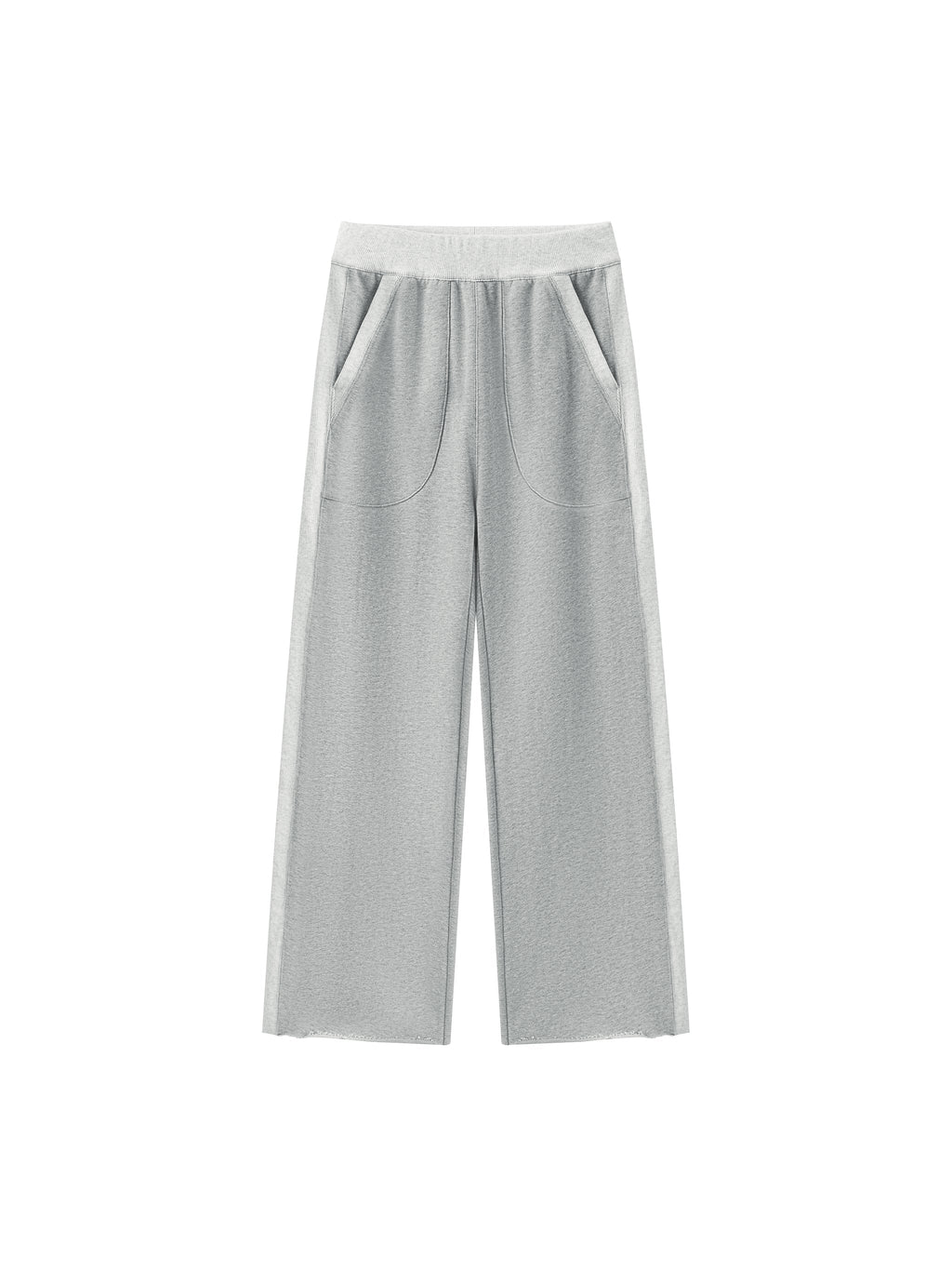 Women's Color Block Raw Hem Sweatpants