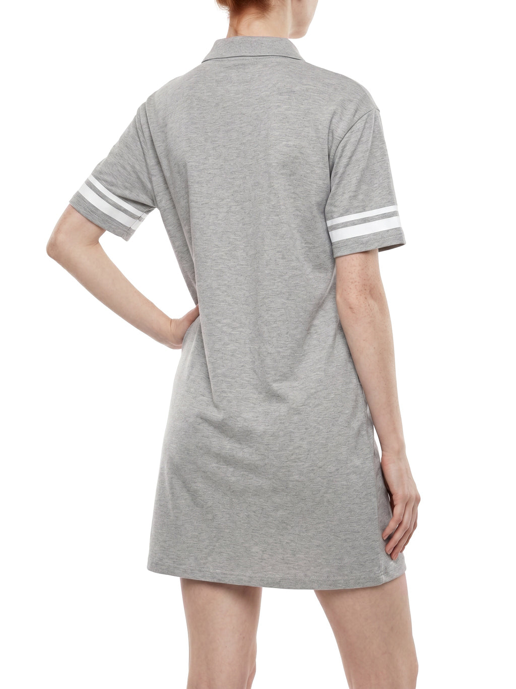Women’s Striped Colour Block Polo Dress
