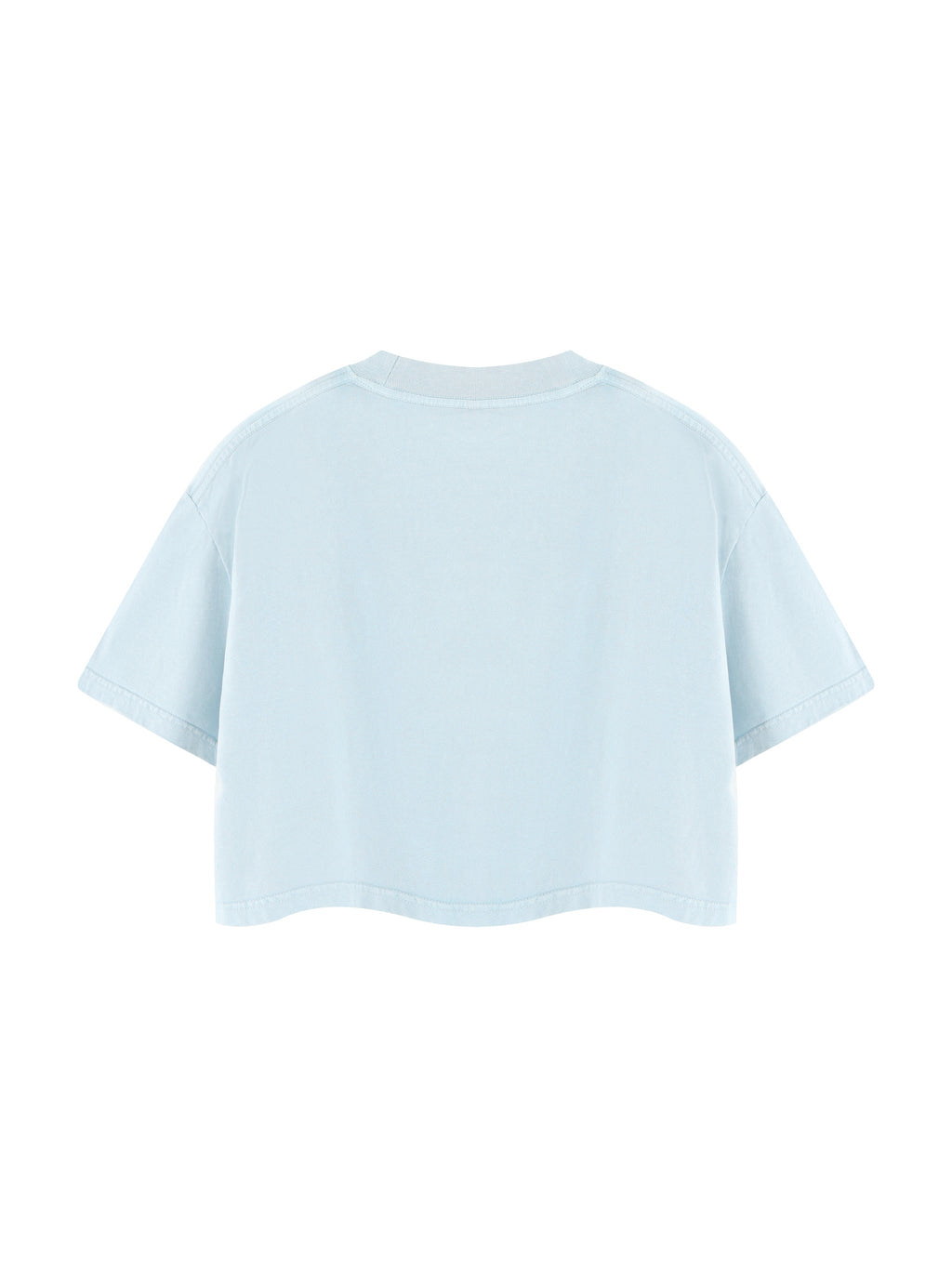Women's Mineral Wash Cotton Crop T-Shirt