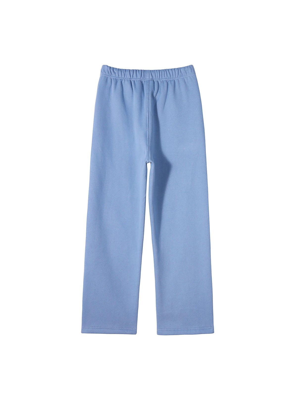 Unisex Solid Colour Fleece Straight-Leg Pants