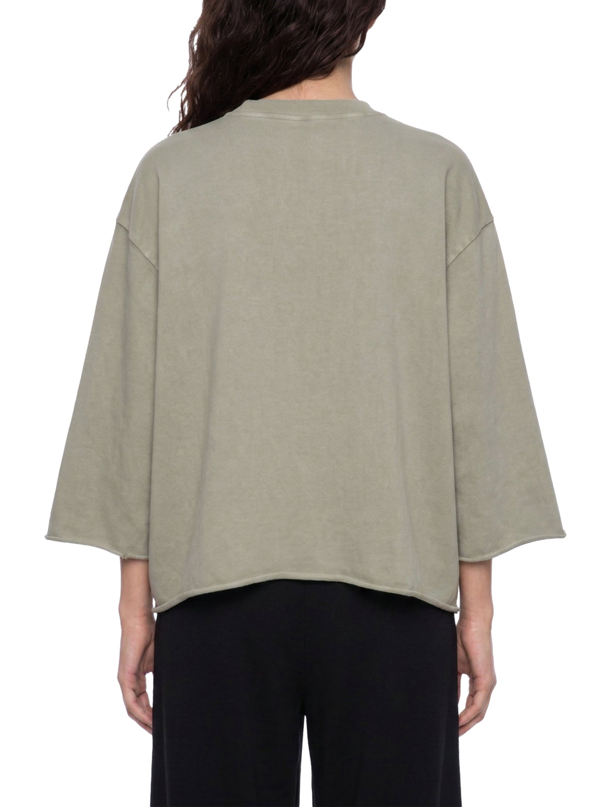 Unisex Mineral Wash Raw Hem Boxy T-Shirt