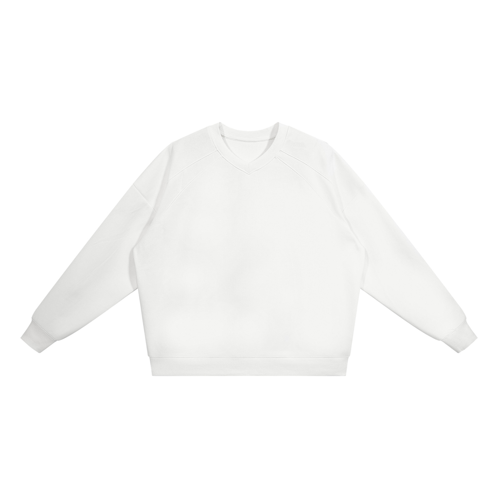 Unisex Oversized V-Neck Sweatshirt