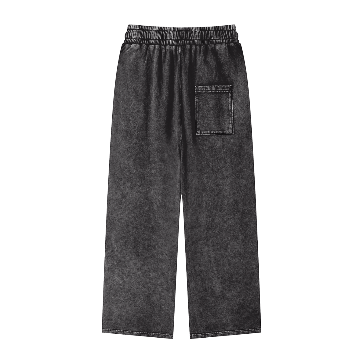 Unisex Snow-Washed Straight-Leg Pants product image