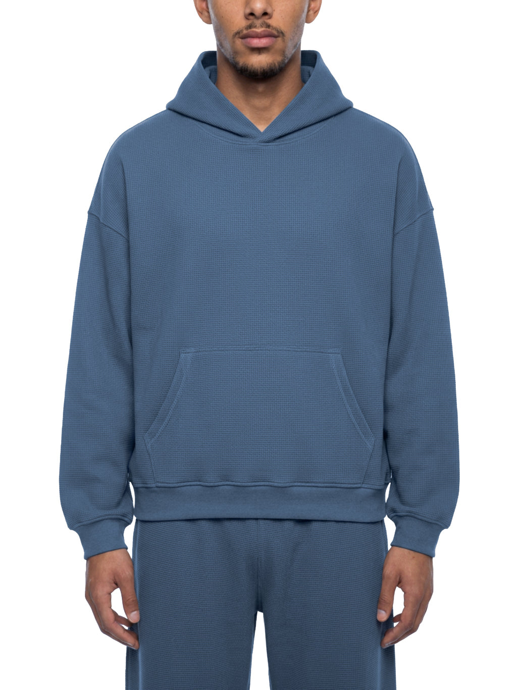 Unisex Waffle Boxy Hoodie
