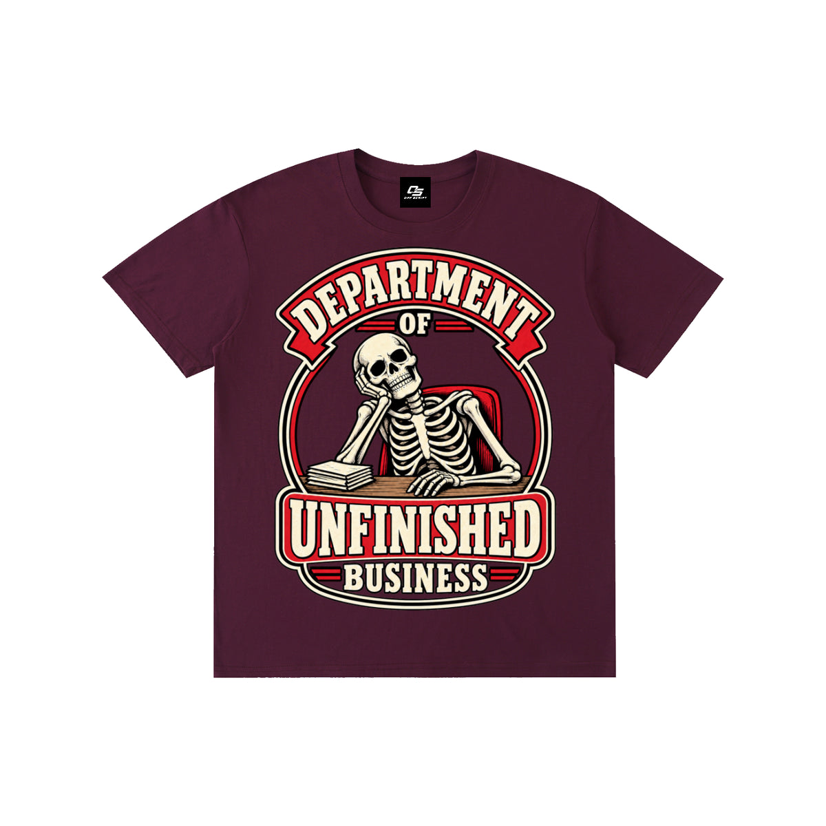 Department of Unfinished Business Pure Cotton Unisex T-Shirt