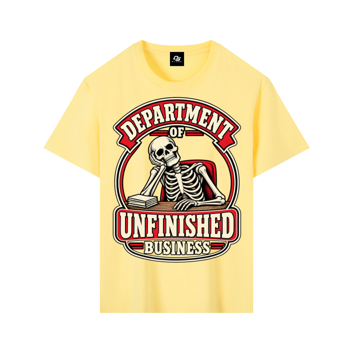 Department of Unfinished Business Pure Cotton Unisex T-Shirt
