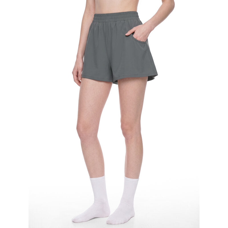 Women's Ruched Yoga Shorts