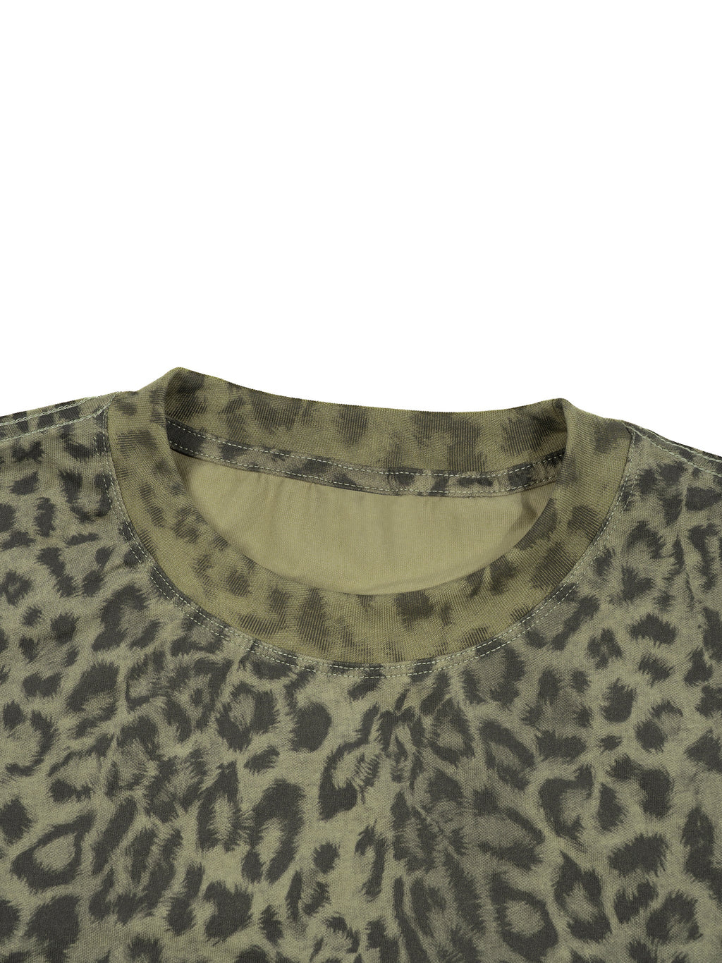Unisex Leopard Print Boxy T-Shirt