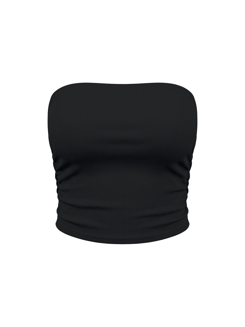 Women’s Ruched Cropped Yoga Tube Top