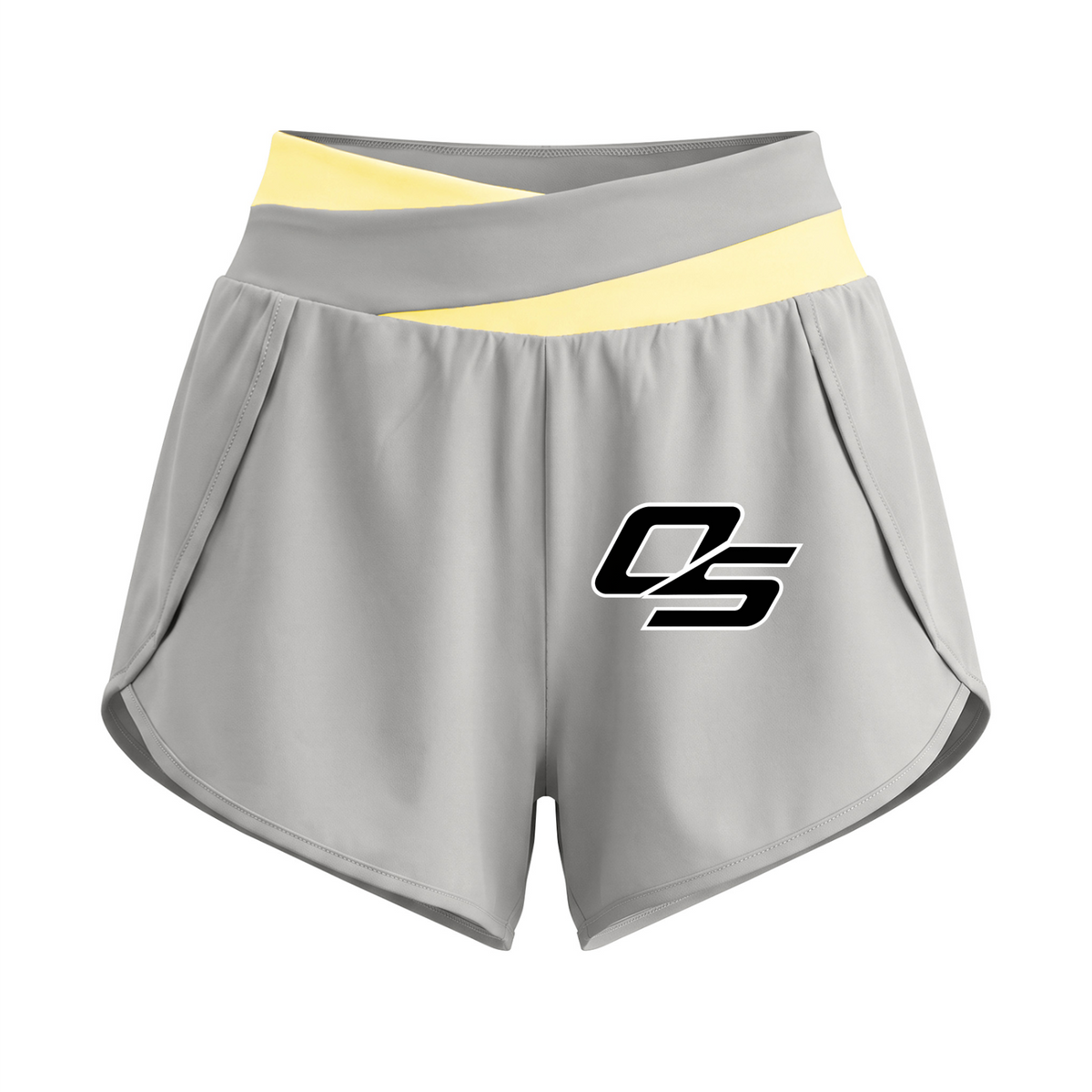 Off Script Women’s High-Rise Panelled Yoga Shorts