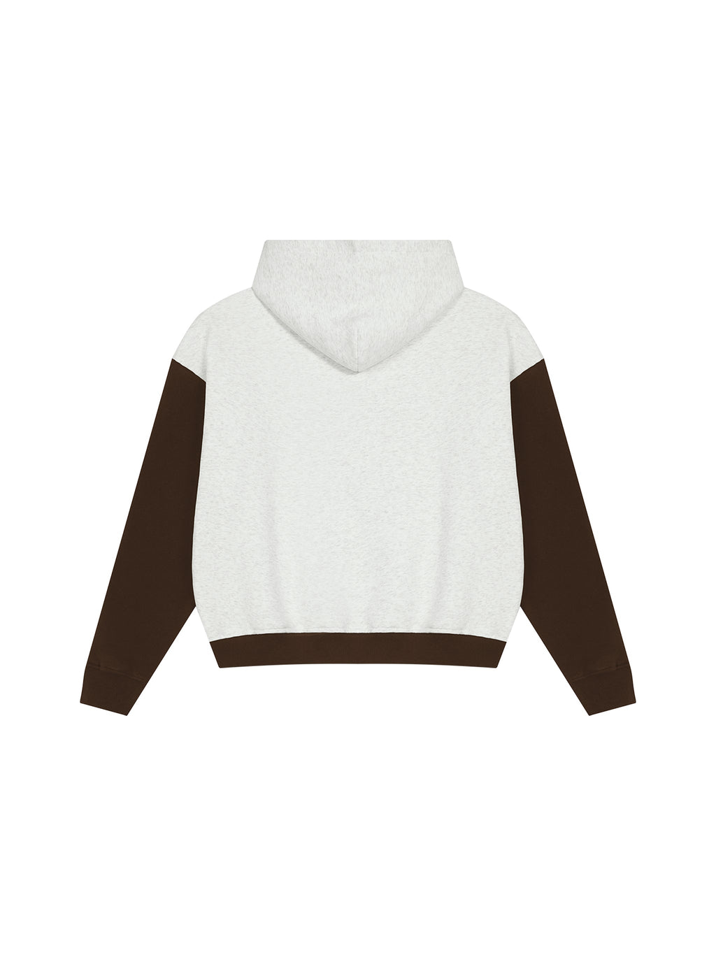 Unisex Color Block Fleece Full Zip Hoodie