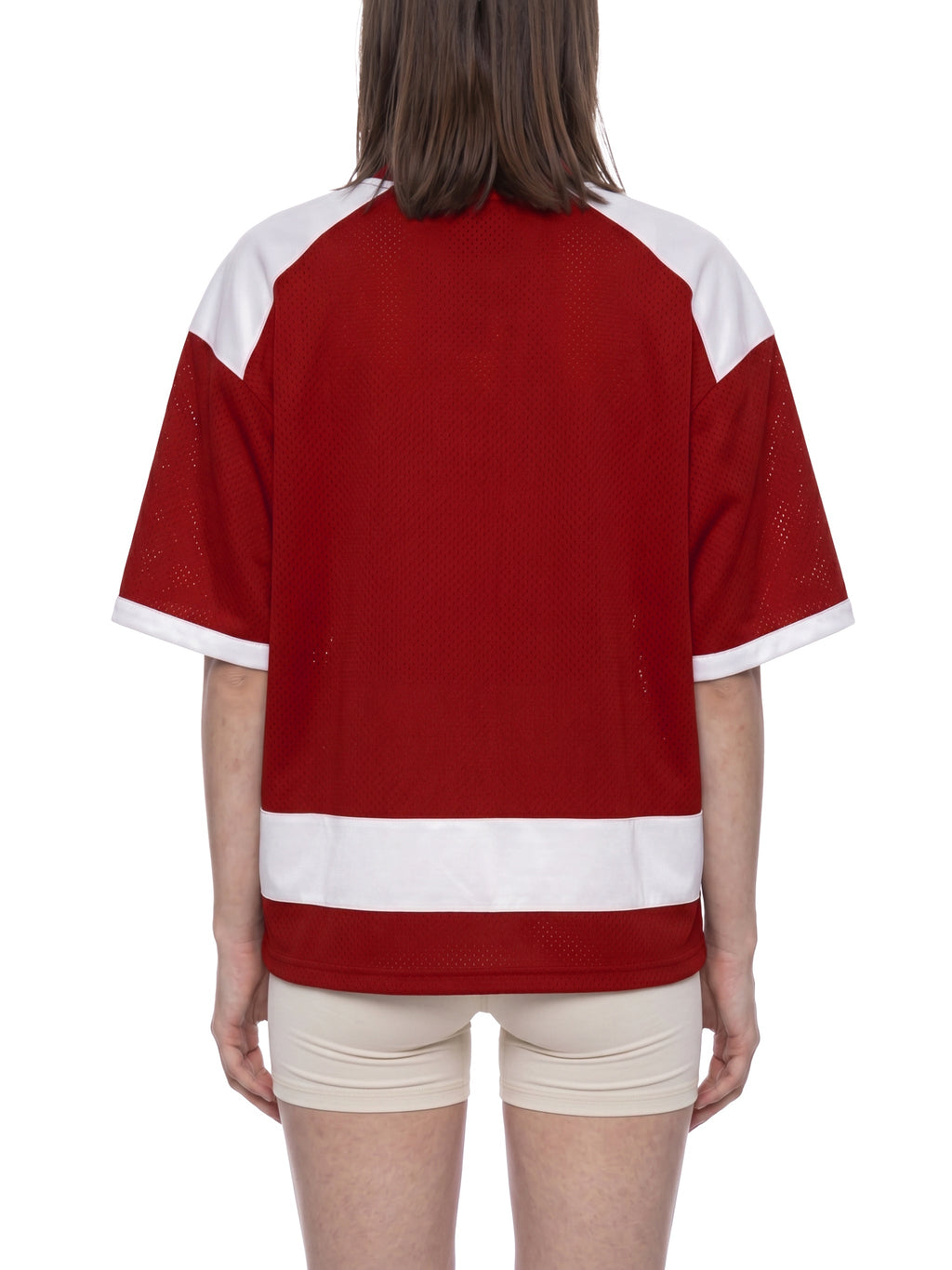 Unisex Raglan Sleeve Mesh Boxy T-Shirt