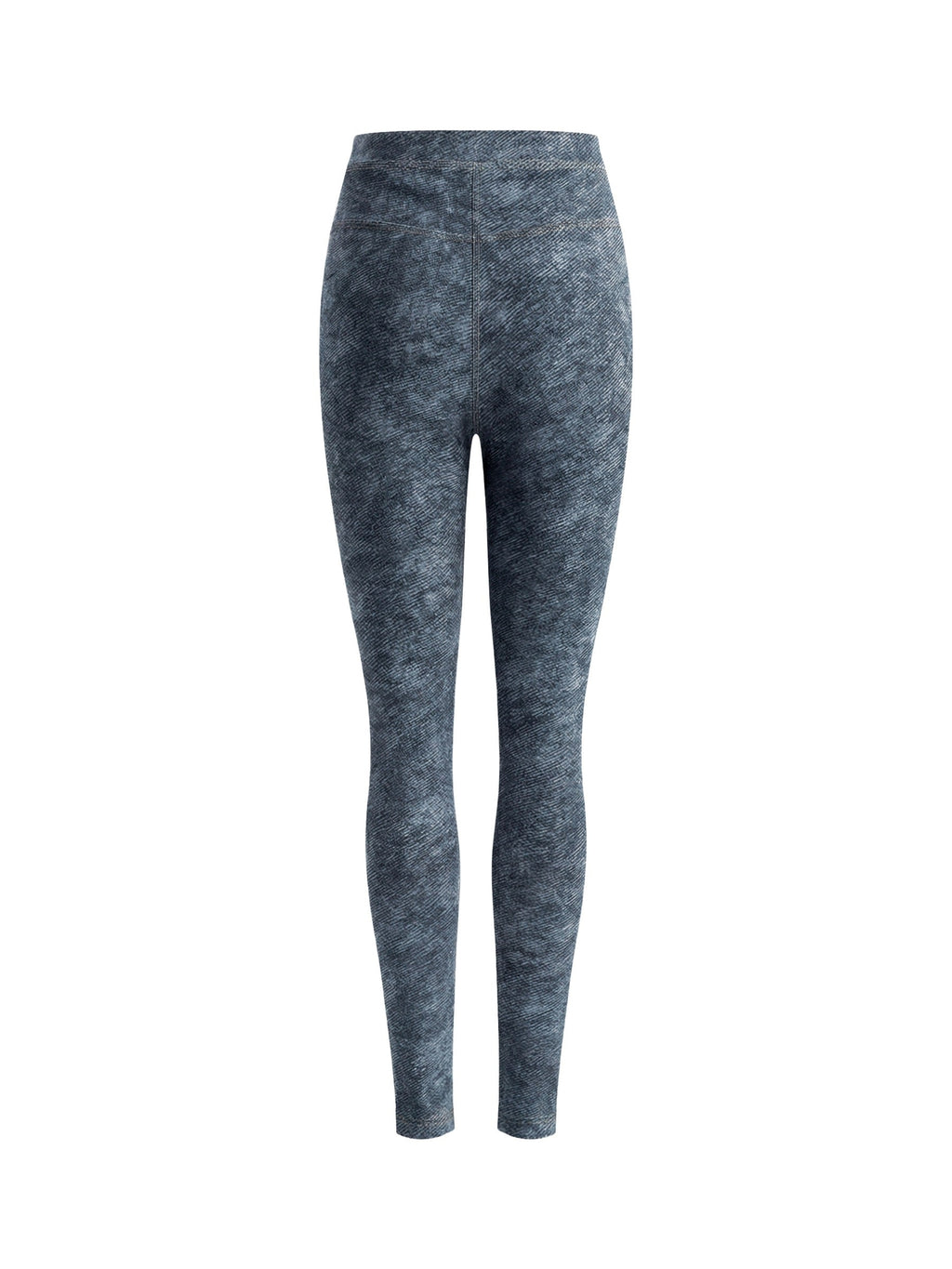Women's Faux Denim Zip-Fly Leggings