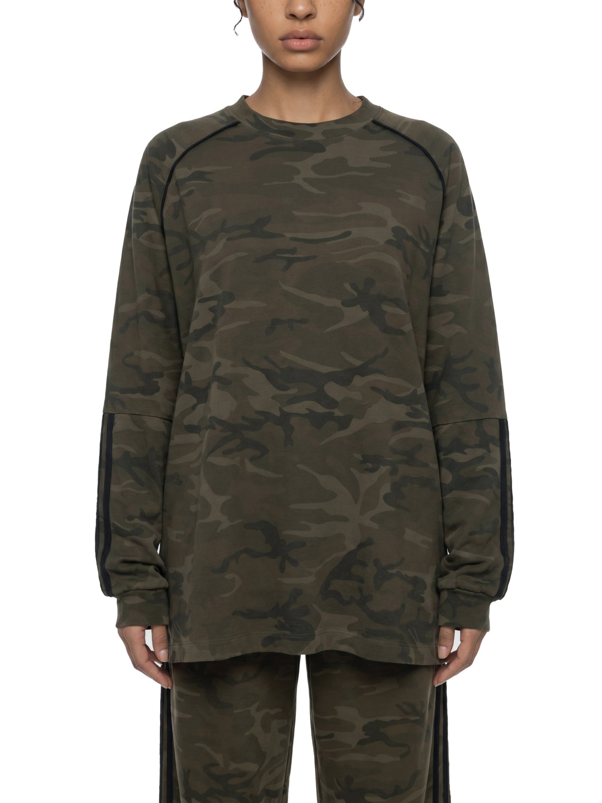 Unisex Camo Loose Long Sleeve T-Shirt