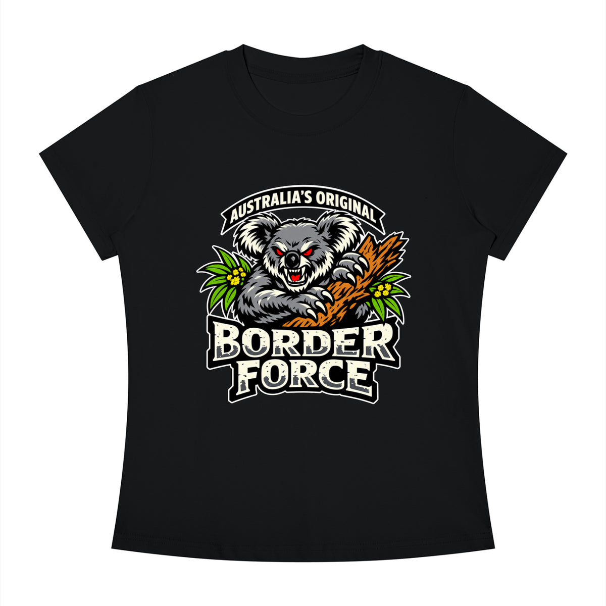 Drop Bear Women's Slim Fit Crewneck T-Shirt