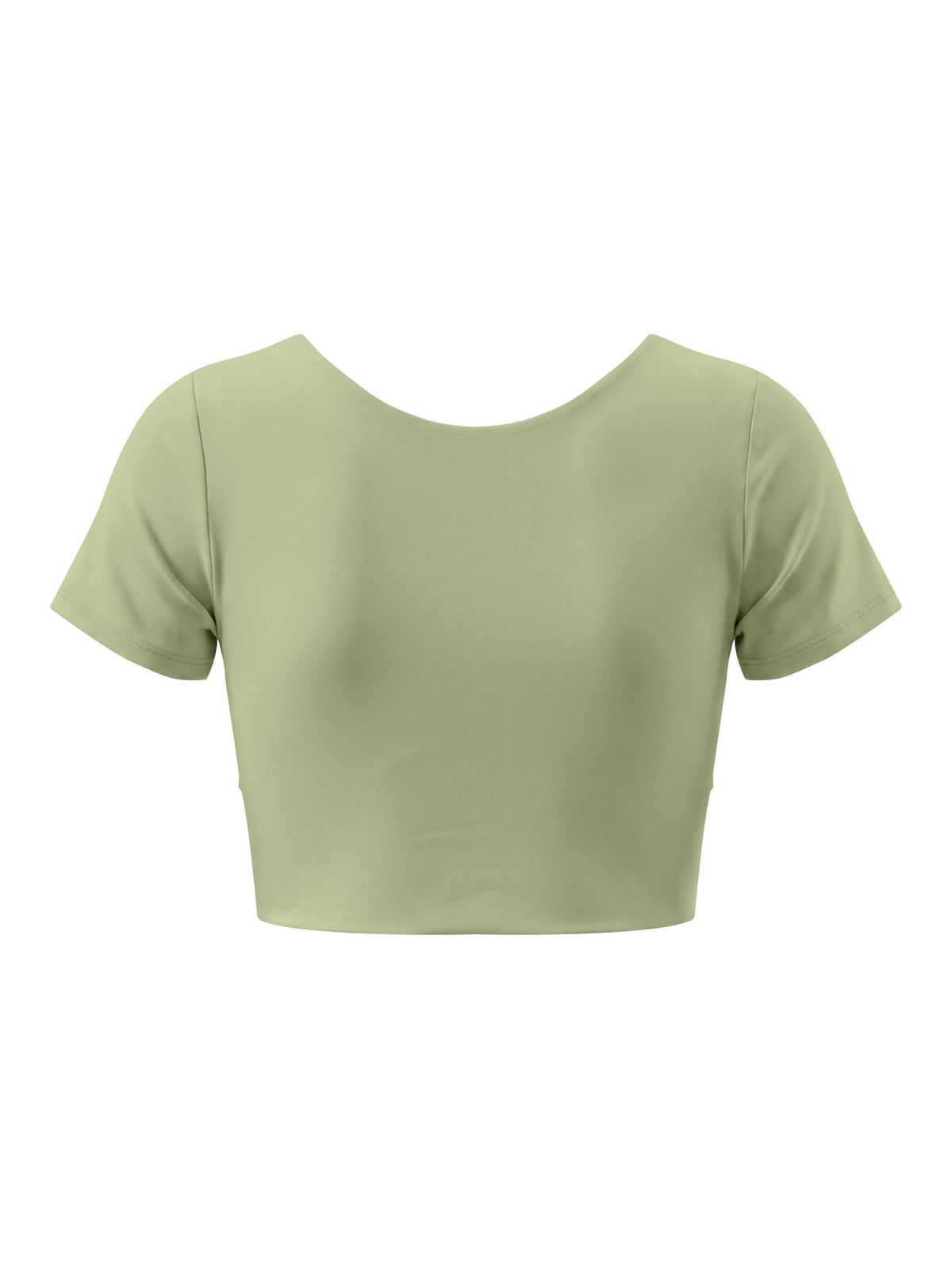 Women's Panelled Crop Yoga T-Shirt