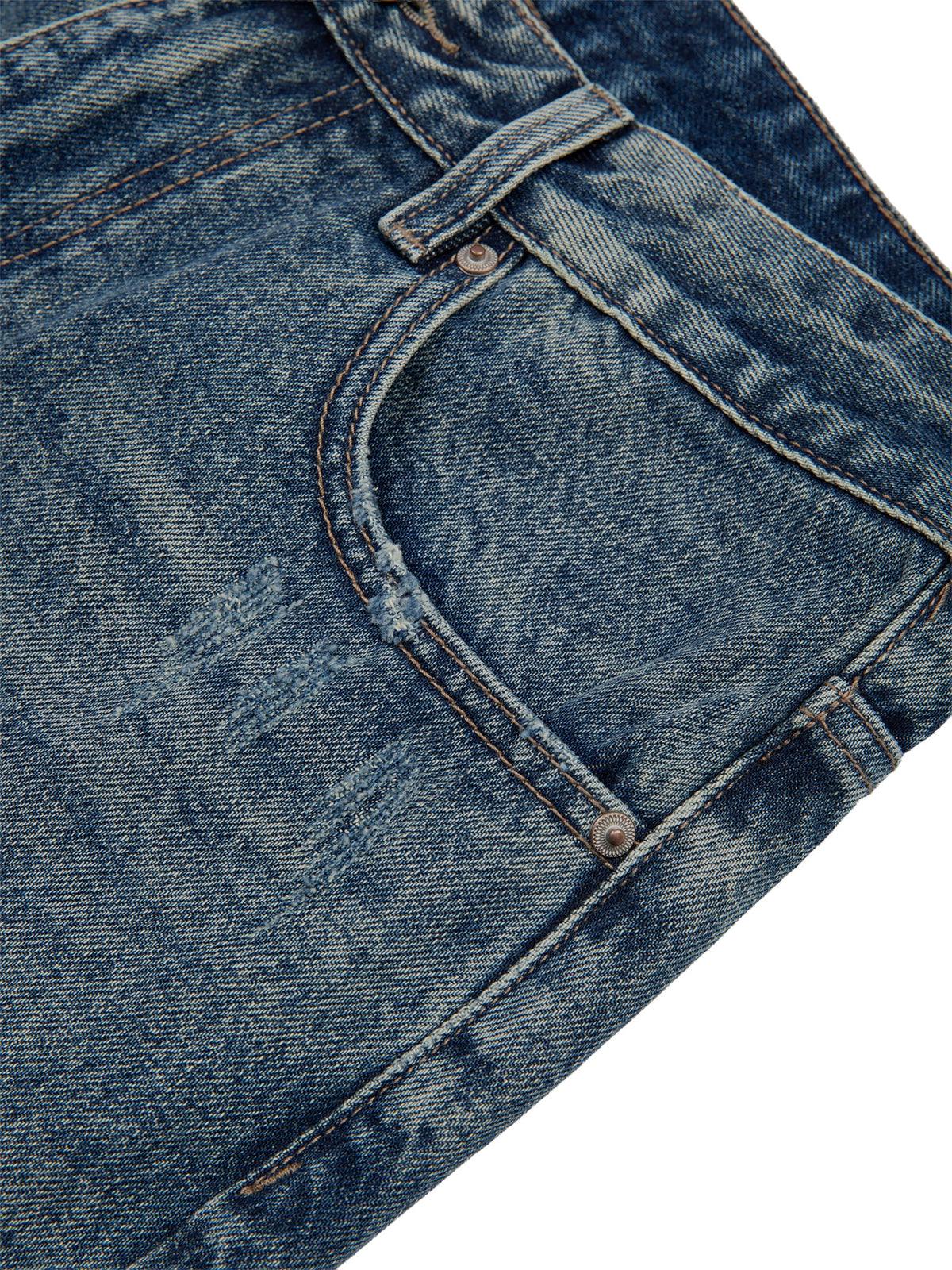Men's Vintage Wash Denim Jeans