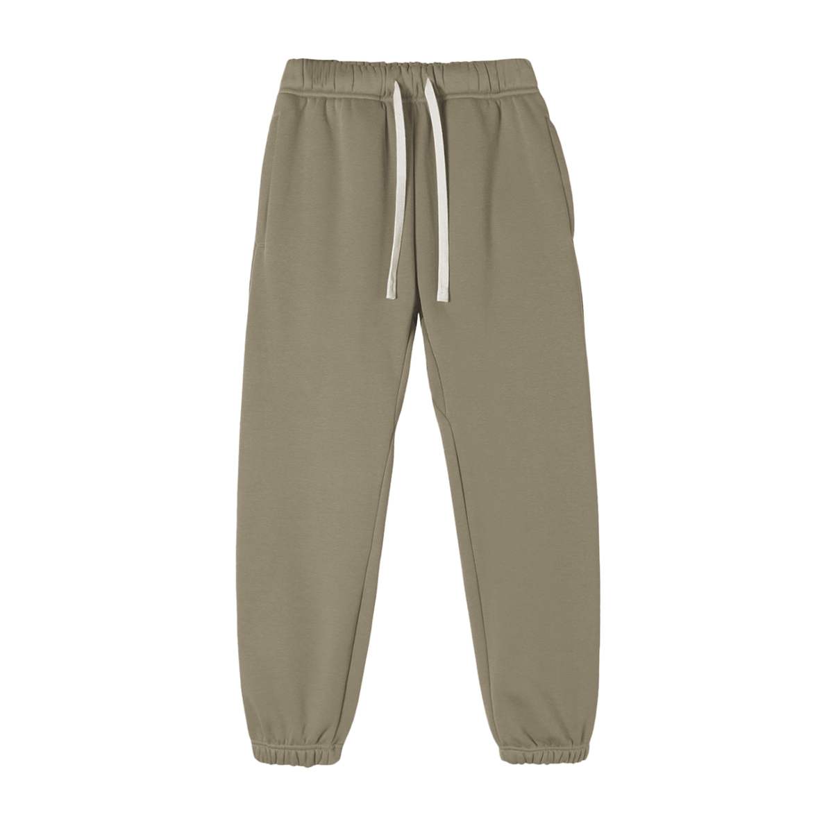 Unisex Essential Fleece Sweatpants – Carbon Grey front view