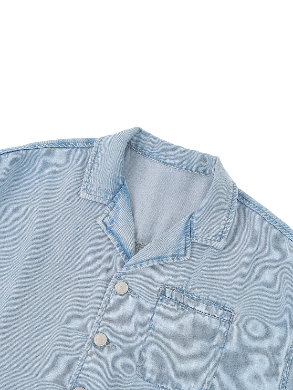 Women's Vintage Wash Boxy Cropped Shirt