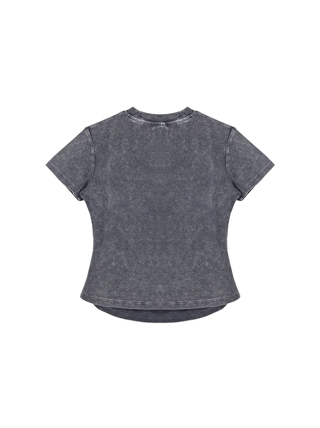 Vintage Washed Bodycon Cotton T-Shirt